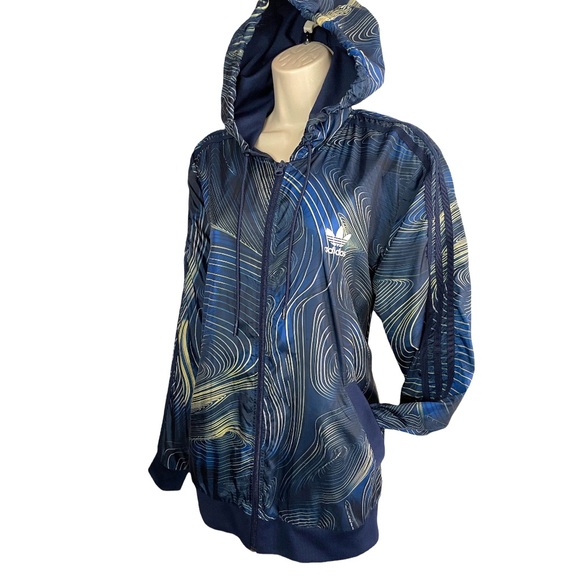 Adidas Originals Women's Track Hooded Jacket with matching Workout Pants L/M - Picture 2 of 15